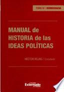 Libro Manual de historia de las ideas políticas - Tomo IV