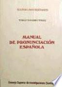 Libro Manual de pronunciación española