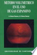 Libro Método volumétrico en el uso de gas expansivo