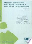 Libro Métodos estadísticos para medir, describir y controlar la variabilidad