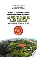 Libro Modelo de autoevaluación en procesos de calidad académica