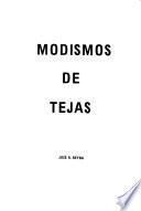 Libro Modismos de Tejas
