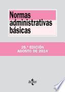 Libro Normas administrativas básicas