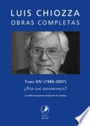 Libro Obras completas de Luis Chiozza. Tomo XIV