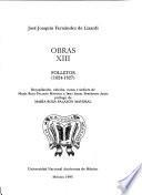 Obras: Folletos (1824-1827)