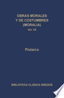 Libro Obras morales y de costumbres (Moralia) VII