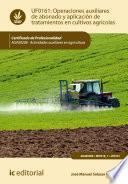Libro Operaciones auxiliares de abonado y aplicación de tratamientos en cultivos agrícolas. AGAX0208