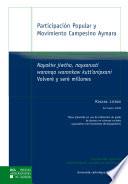 Libro Participación Popular y Movimiento Campesino Aymara