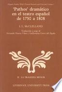 Libro Pathos dramático en el teatro español de 1750 a 1808