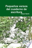 Libro Pequeños versos del cuaderno de escritura