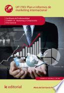 Libro Plan e informes de marketing internacional. COMM0110