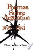 Libro Poemas Sobre Argentina 1976-1983