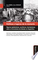 Libro Políticas y lugares de la memoria