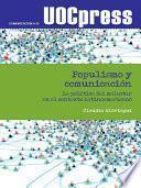 Libro Populismo y comunicación
