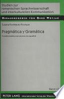 Libro Pragmática y gramática