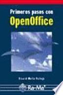 Libro Primeros pasos con OpenOffice