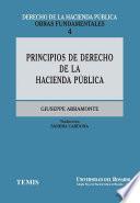 Libro Principios de derecho de la hacienda pública
