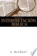 Libro Principios de Interpretacion Biblica