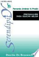 Libro Psicoanálisis para educar mejor
