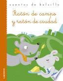 Libro Ratón de campo y ratón de ciudad