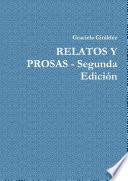 Libro RELATOS Y PROSAS - Segunda Edición