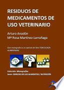 Libro Residuos de medicamentos de uso veterinario