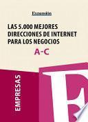 Libro Sectores A-C - Las 5.000 mejores direcciones de internet para los negocios.