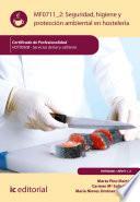 Libro Seguridad e higiene y protección ambiental en hostelería. HOTR0508