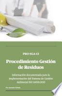 Libro SGA-13 Procedimientos Gestión de Residuos