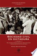 Libro Sociedad civil en dictadura