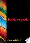 Libro Sonido y sentido