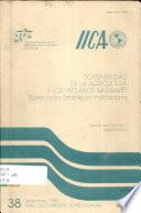 Libro Sostenibilidad de la agricultura y los recursos naturales