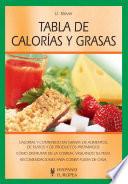 Libro Tabla de calorías y grasas