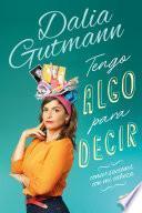 Libro Tengo algo para decir