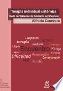 Libro Terapia individual sistémica con la participación de los familiares significativos