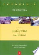 Libro Toponimia de Ribagorza. Municipio de Santaliestra y San Quílez
