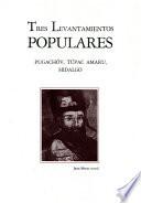 Libro Tres levantamientos populares