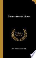 Libro Últimas Poesías Líricas