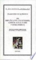 Libro Un heráclito cristiano, Canta sola a Lisi, y otros poemas