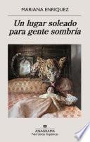 Libro Un lugar soleado para gente sombría