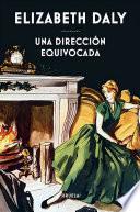 Libro Una dirección equivocada