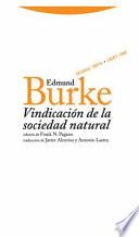 Libro Vindicación de la sociedad natural